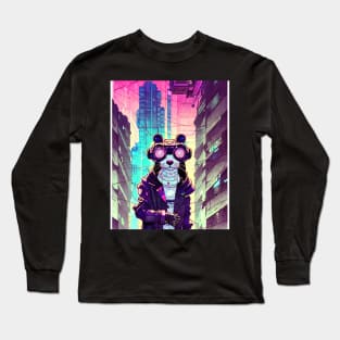 Cyberpunk Ferret Long Sleeve T-Shirt